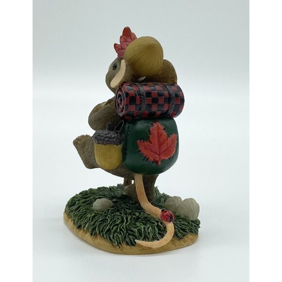 Charming Tails GOING CAMPING EH? Canadian Limited Edition Fitz & Floyd Figurine - Picture 3 of 6